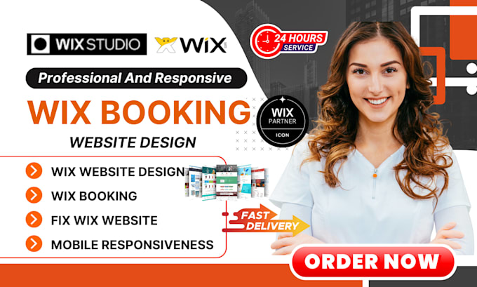 wix website redesign wix website design  wix booking system appointment website