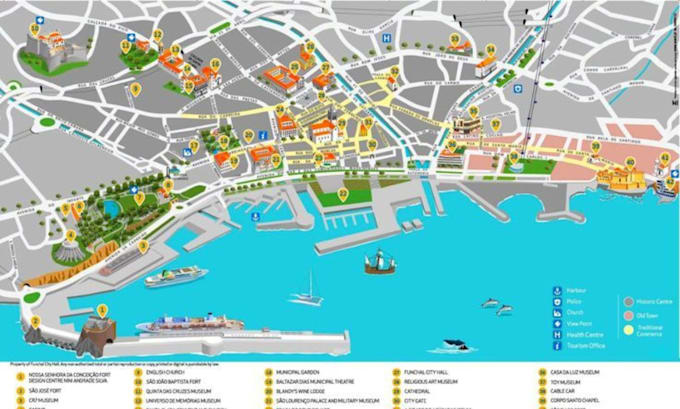 Mappa Custom Progetta una mappa turistica illustrata personalizzata per città e viaggi