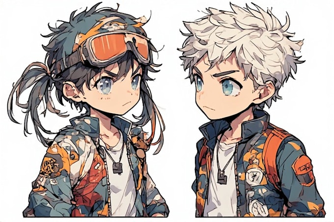 draw a character in manga style