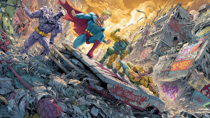 create comic book art