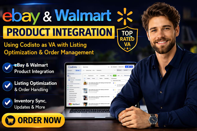 integrate products ebay walmart va services using codisto for bulk upload