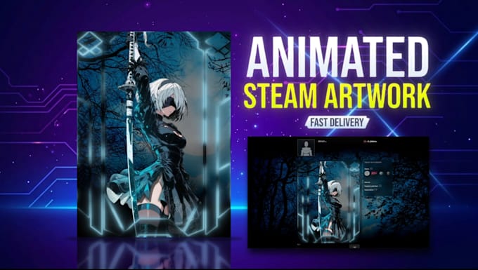 create best animated steam artwork