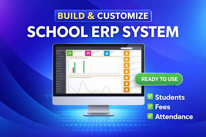 build and customize a complete school management system erp