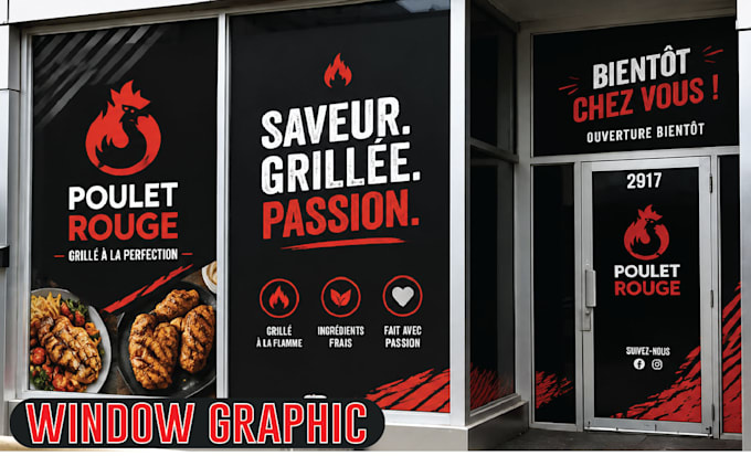 design professional window graphic
