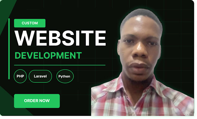 build a custom laravel web application