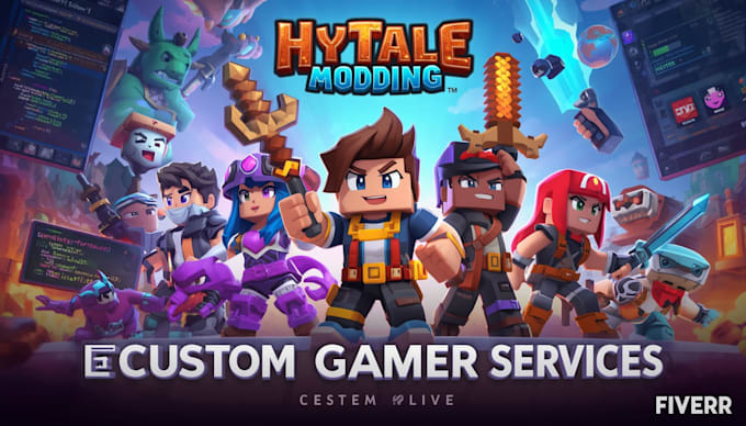 design custom hytale mods, models, and server systems