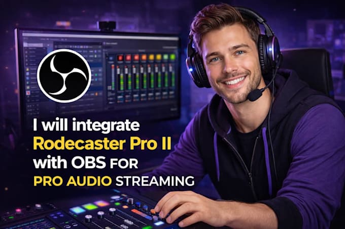 integrate rodecaster pro ii with obs for pro audio streaming