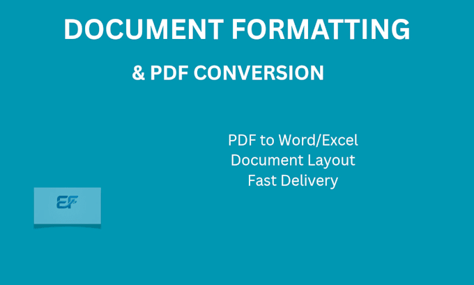 do professional document formatting and PDF conversion