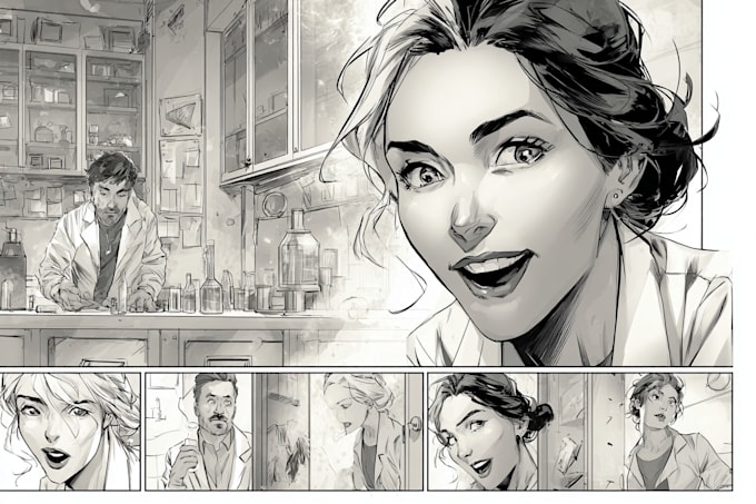create stunning comic book illustrations for print
