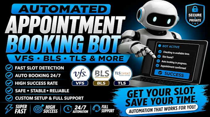 do booking appointment bot,vfs bot,booking bot,vfs appointment