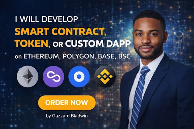 develop smart contract, token, or custom dapp on ethereum