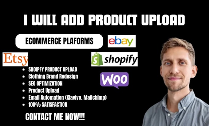 do amazon, ebay, shopify walmart bulk product listing, upload and variation