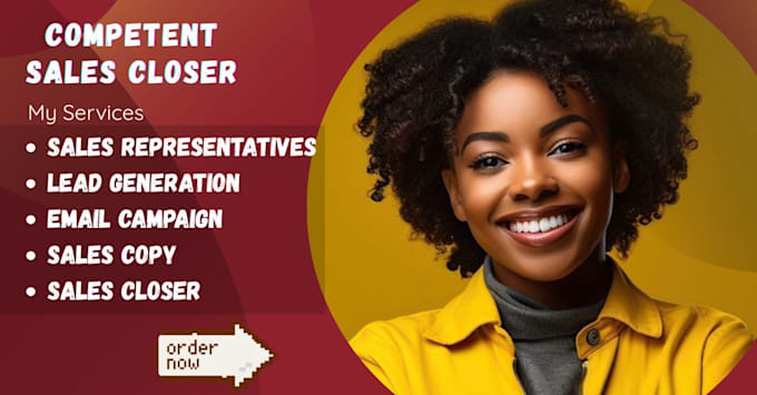 be high ticket sales closer sales representative and lead generation
