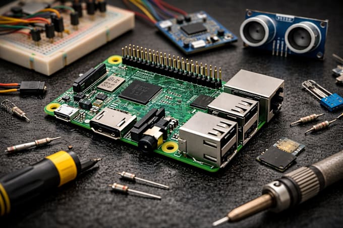 raspberry pi development, iot projects, python, sensors and automation