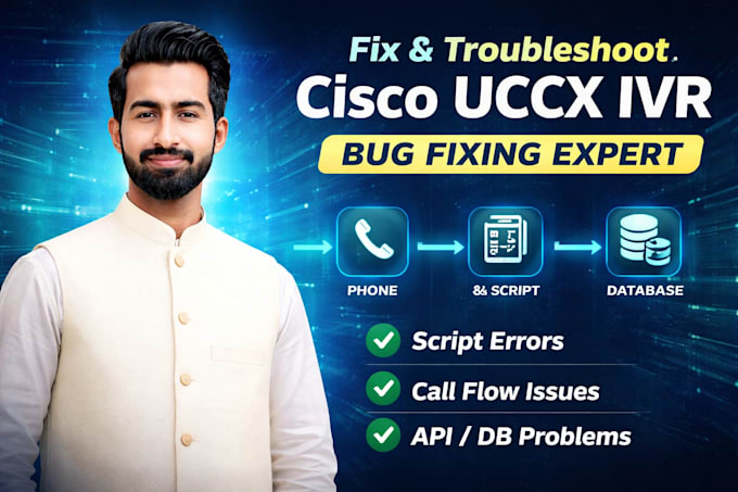 troubleshoot and fix uccx IVR scripts and call routing