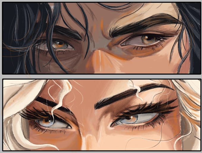 Create a digital comic style illustration by Cici_artist | Fiverr