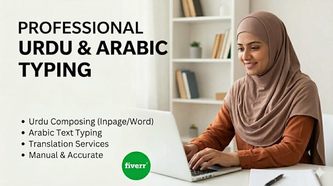 do professional urdu composing typing and translation