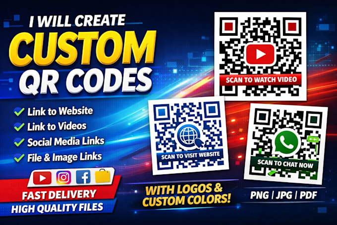 create custom qr code for your social media