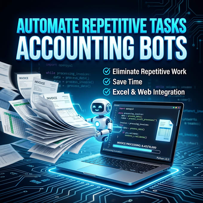 automate your repetitive accounting and invoice data entry using python