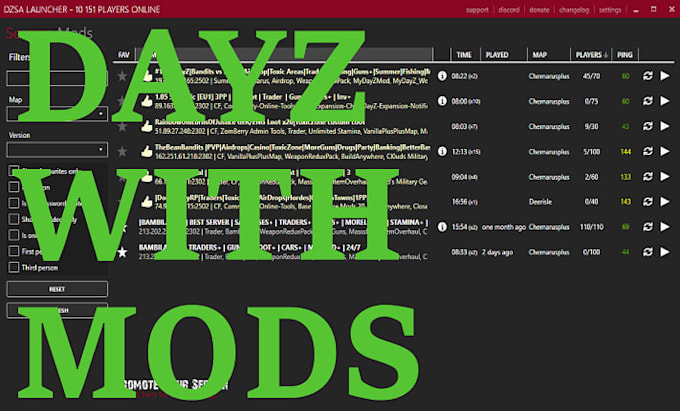 build or setup your dayz server with mod and scripts