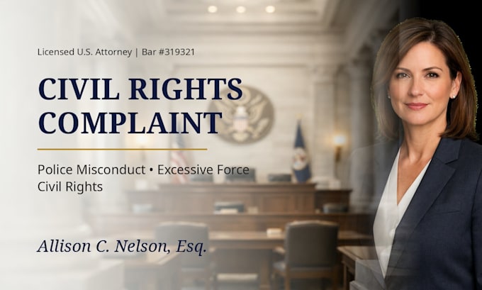 draft a police misconduct civil rights complaint
