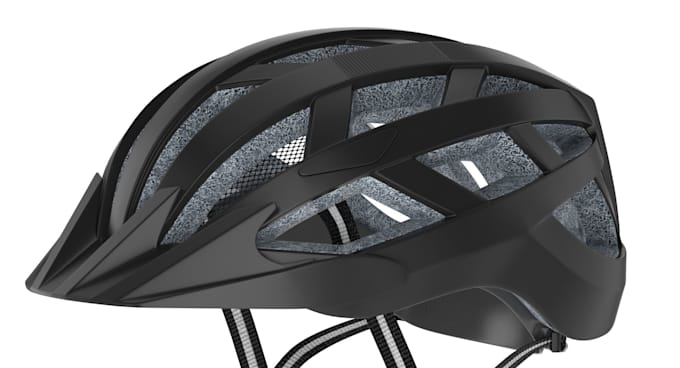 create realistic 3d product design, 3d sport helmet modeling and rendering