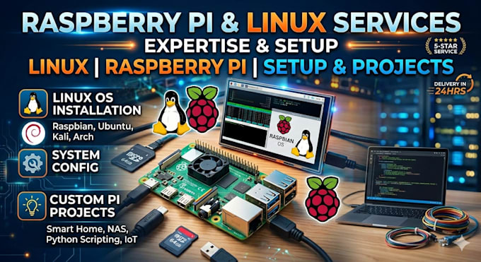 develop professional embedded linux applications and automation