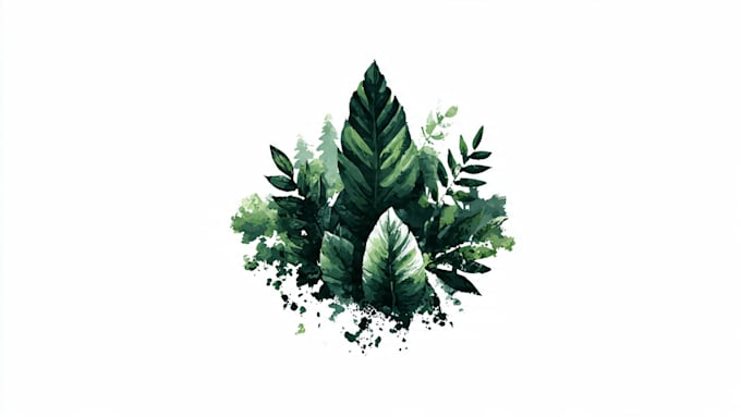 create a unique botanical hand drawn logo