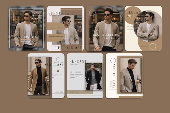 design eye catching winter sale social media post