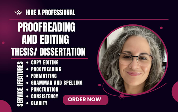 make edit and proofread your masters thesis, bachelor thesis or dissertation