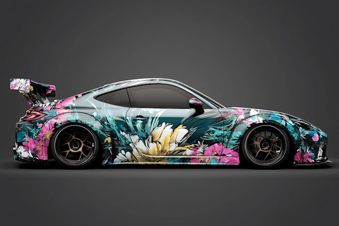 create professional car wrap , vehicle wrap