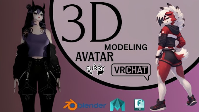 create vrc furry protogen bonelab nsfw custom avatar