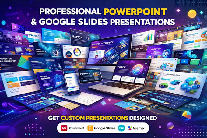 design or edit google slides and powerpoint presentation