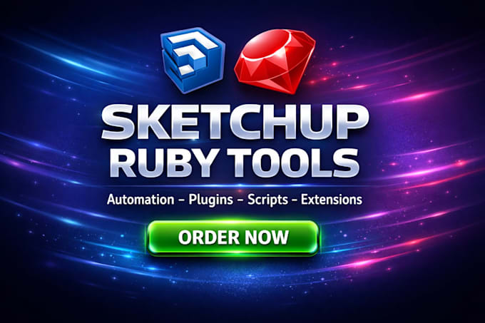 create custom sketchup extension using ruby and sketchup API