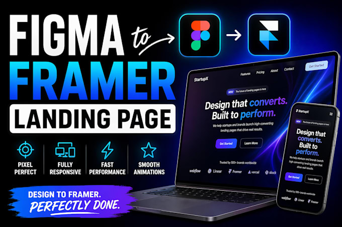 convert figma design to framer