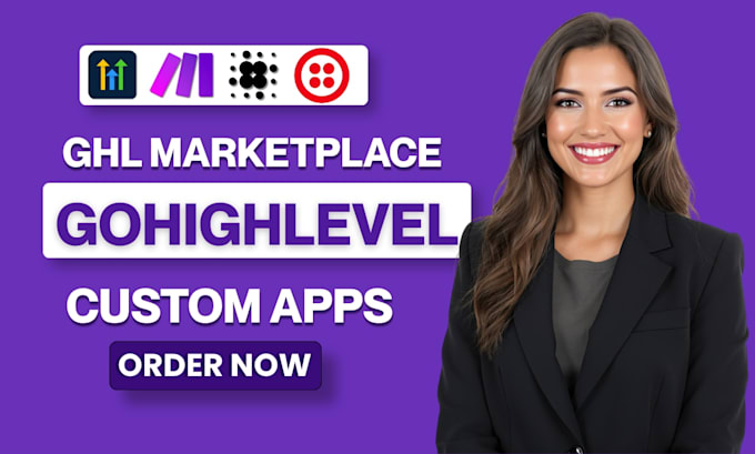 develop gohighlevel custom app, API integration, automation and marketplace apps