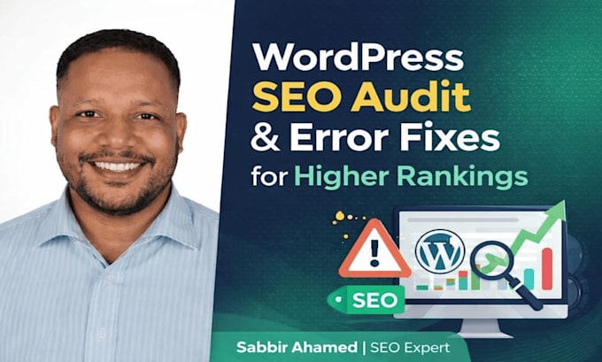 do wordpress SEO audit, fix all errors, and optimize for google ranking