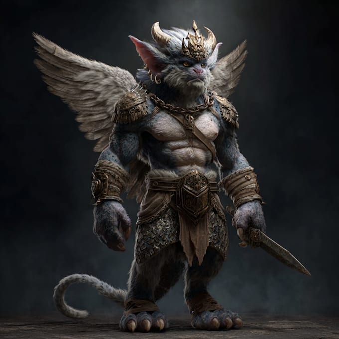 create unique creature monster design and character design