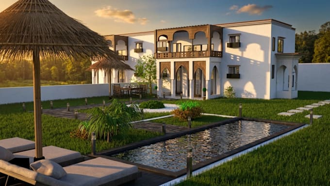 create realistic 3d interior render using 3ds max
