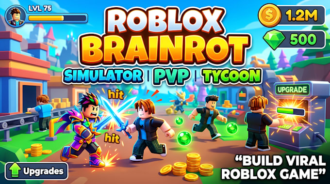 create roblox brainrot game simulator tycoon pvp rng steal a brainrot game sell