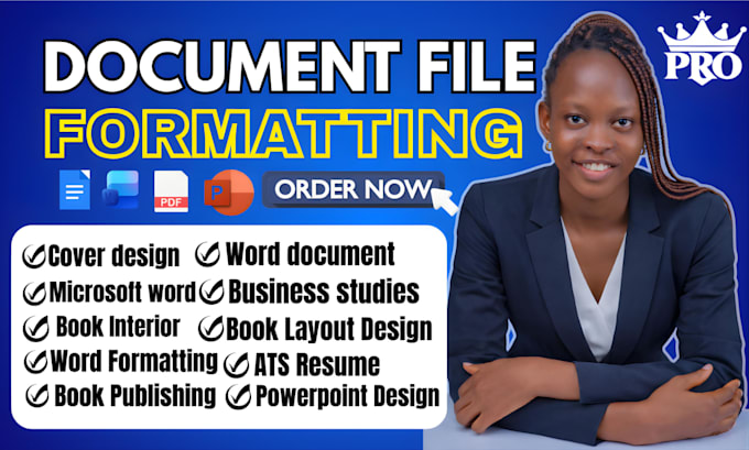 do professional microsoft word and powerpoint document formatting