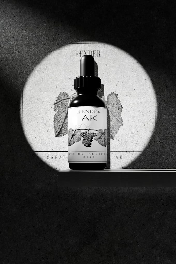 create cinematic 3d product animation for cosmetics