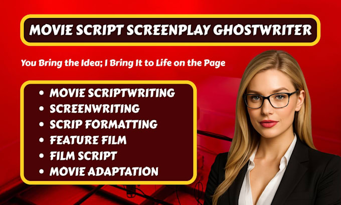 write and edit your movie script, screenplay, TV series, film script