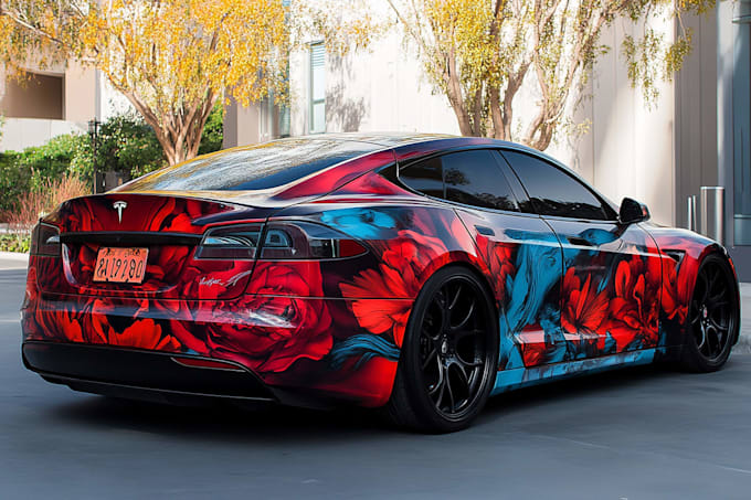 design professional car wrap, van wrap any vehicle wrap