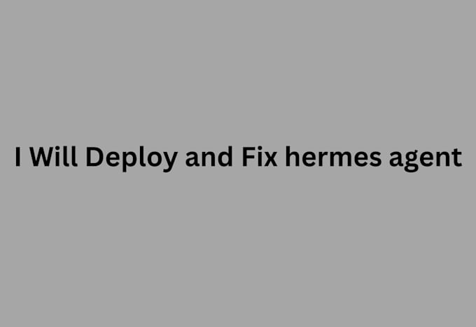 fix debug and optimize your multi agent hermes ai agent