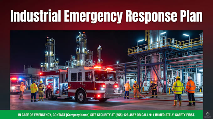 develop a complete industrial emergency response plan for your plant