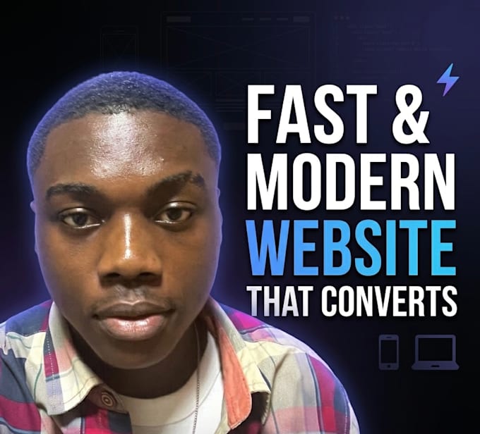 build a fast responsive website with modern UI design