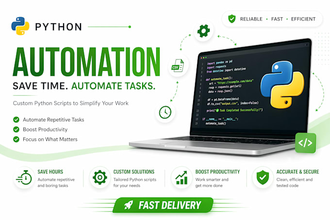 automate your tasks with python and save hours of your time