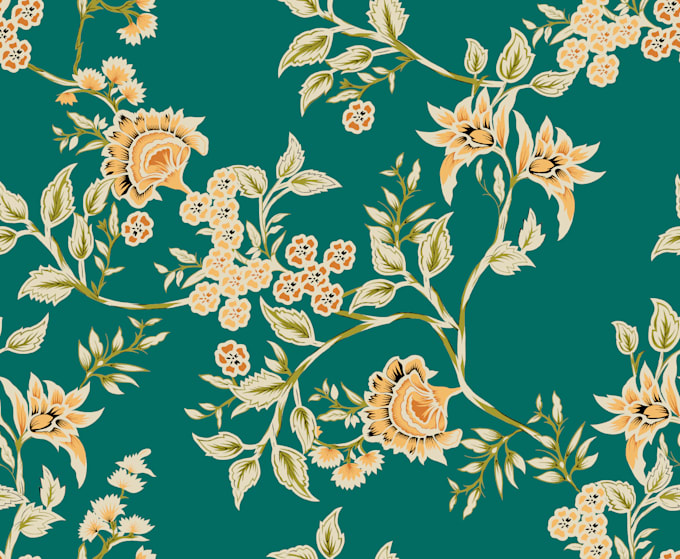 Create high quality seamless floral patterns by Shabanahmad788 | Fiverr