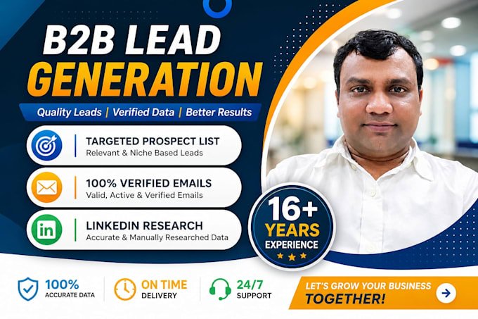 do professional b2b lead generation and targeted sales prospecting